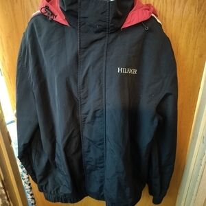 Tommy Hilfiger Black and Red Jacket